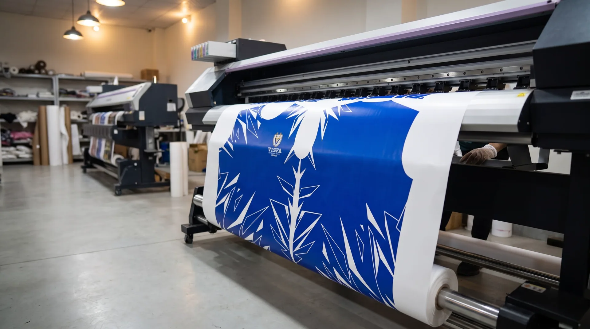 Print: Your design is printed in reverse onto transfer paper with sublimation inks.