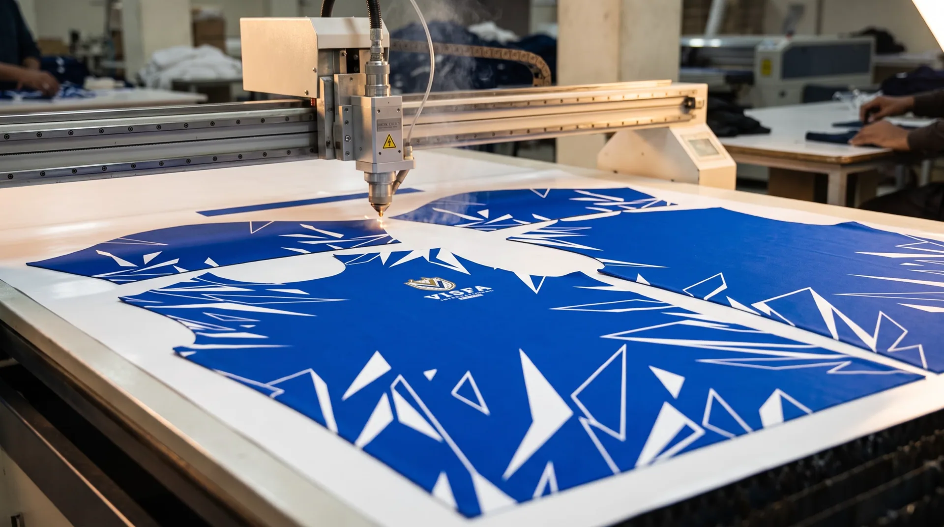 Cut: Every printed panel is cut to your pattern and size run.
