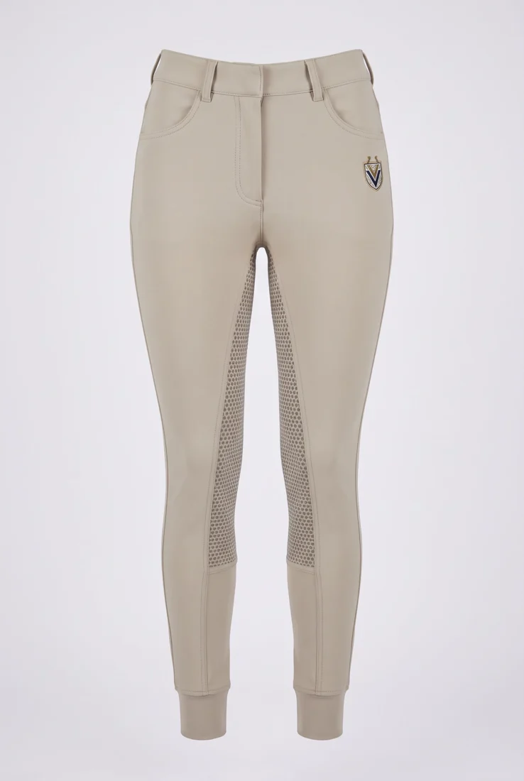 full-seat breeches, front view