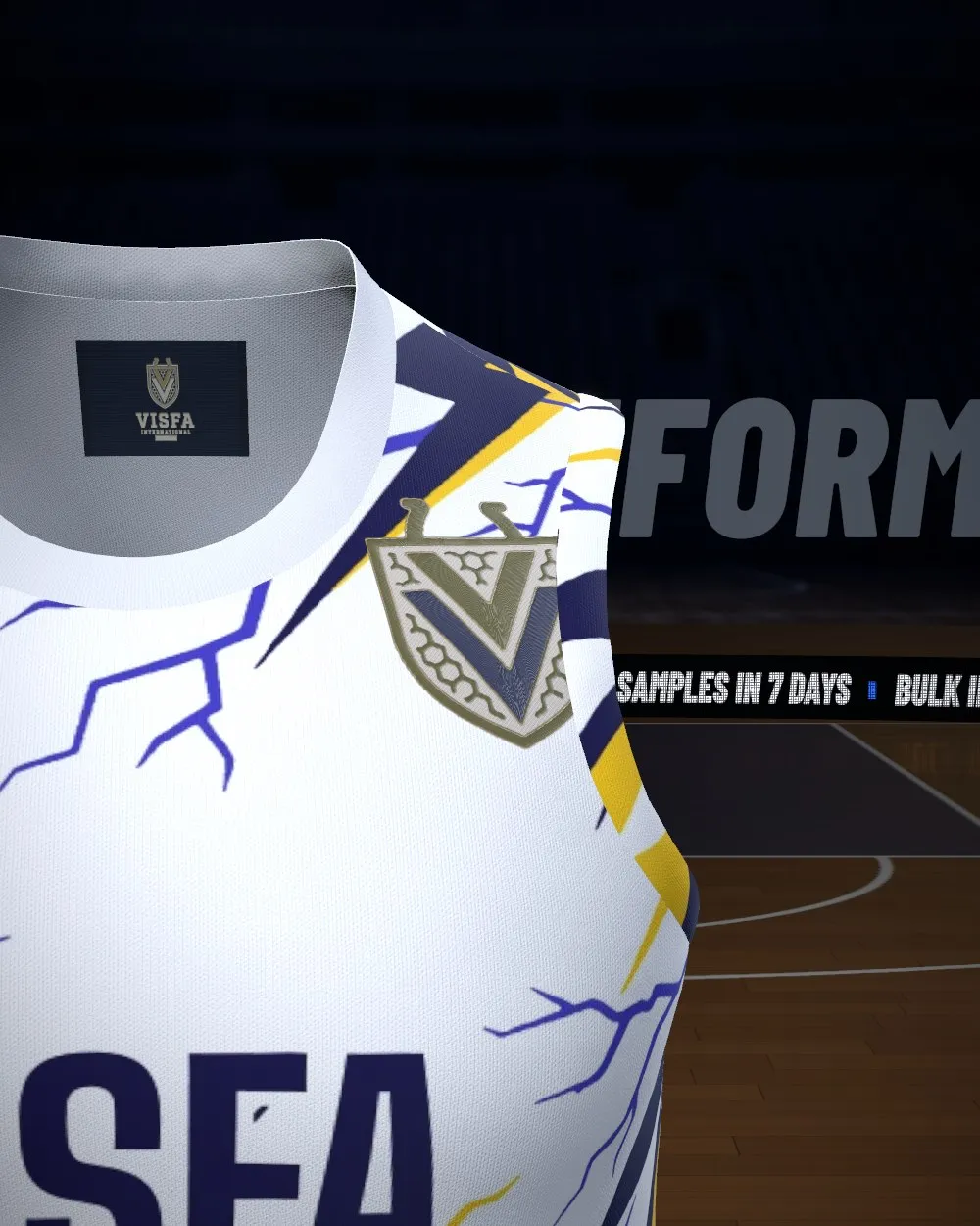 The game uniform: Your crest, three ways (Printed, Embroidered, Rubber badge)