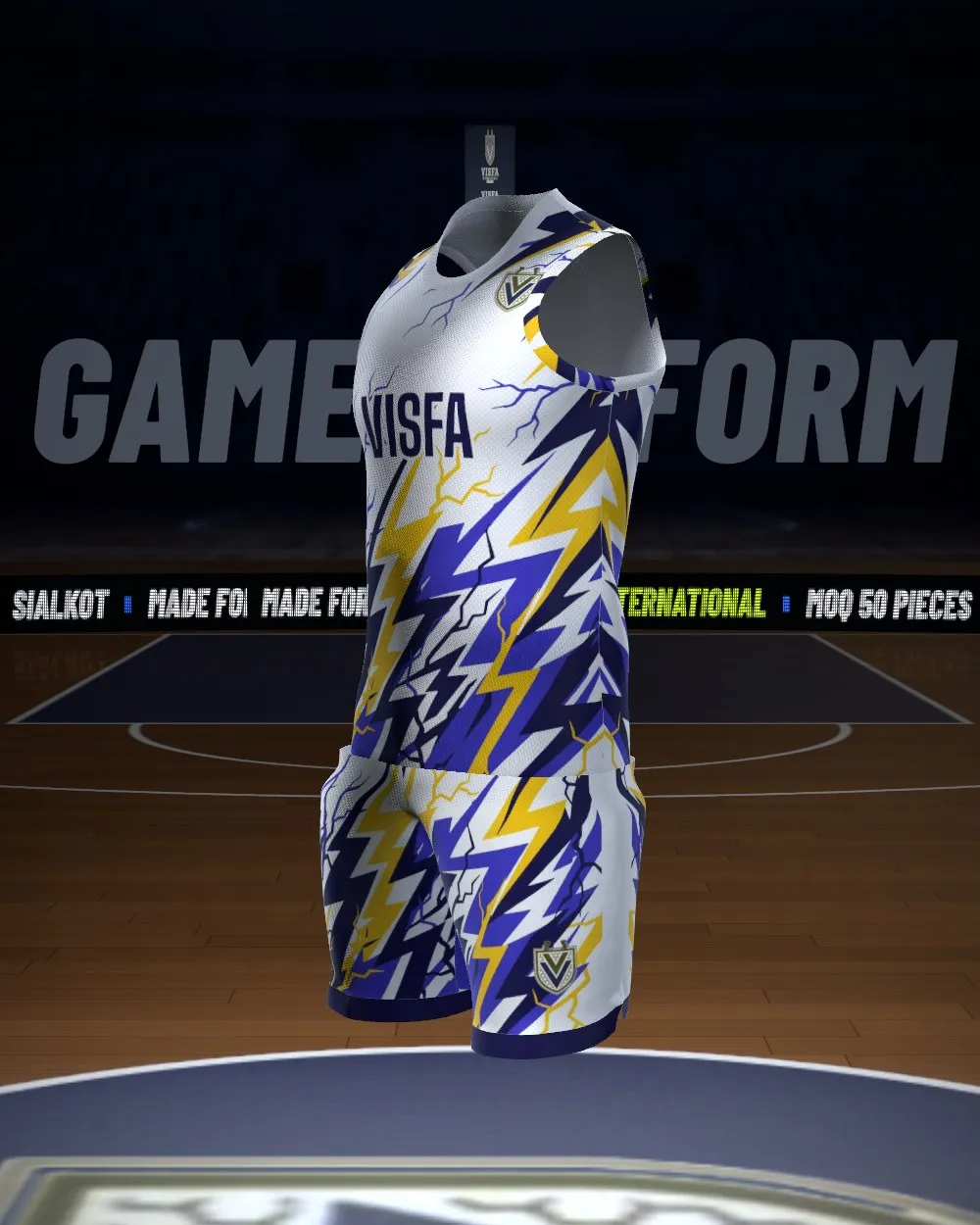 The game uniform: Sublimation (Skyline, Inferno, Storm Bolt)