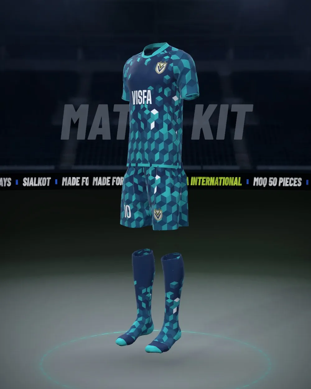 The match kit: Sublimation (Calder, Tiger Claw, Cubes)