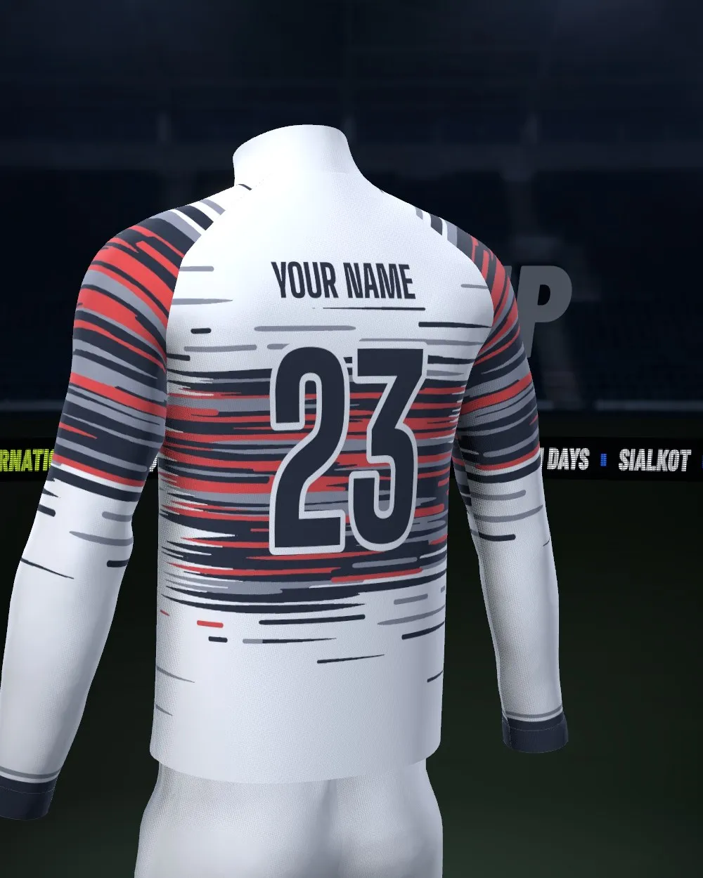 The warm-up: Names and numbers (PLAYER 7, YOUR NAME 23)