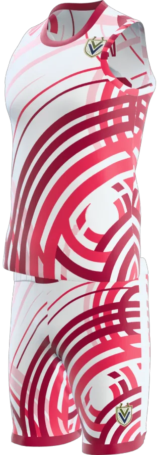 Target design as a basketball game kit: singlet, shorts