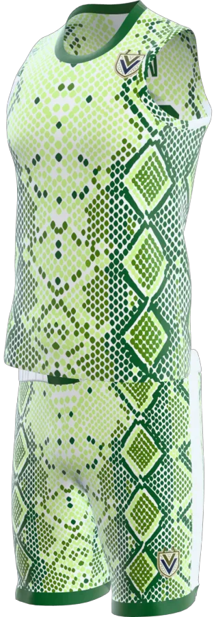 Viper design as a basketball game kit: singlet, shorts