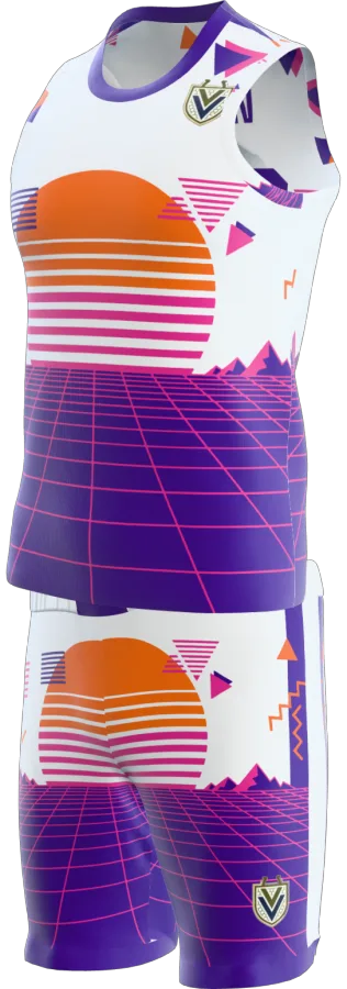 Synthwave basketball kit