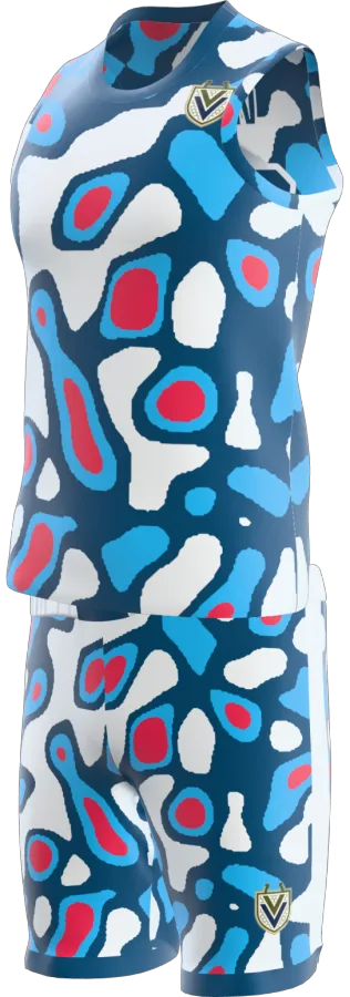 Ventnor design as a basketball game kit: singlet, shorts