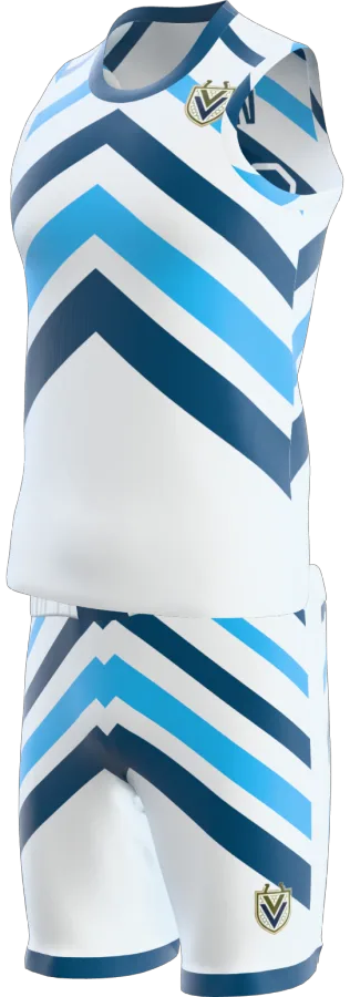 Ventnor 2 design as a basketball game kit: singlet, shorts