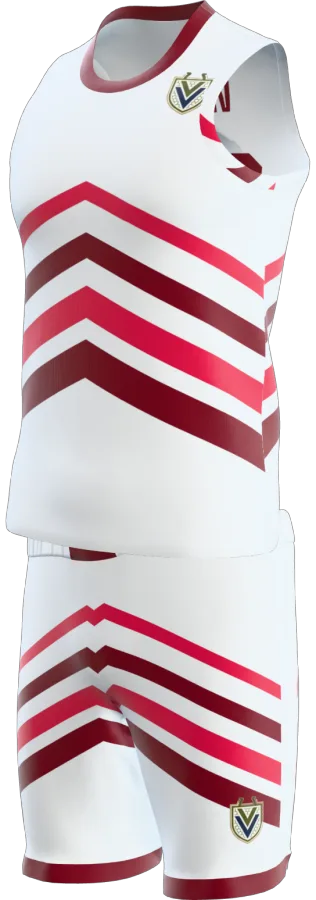 Bexley 4 design as a basketball game kit: singlet, shorts