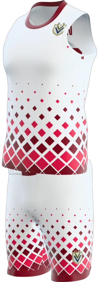Jedburgh 4 design as a basketball game kit: singlet, shorts