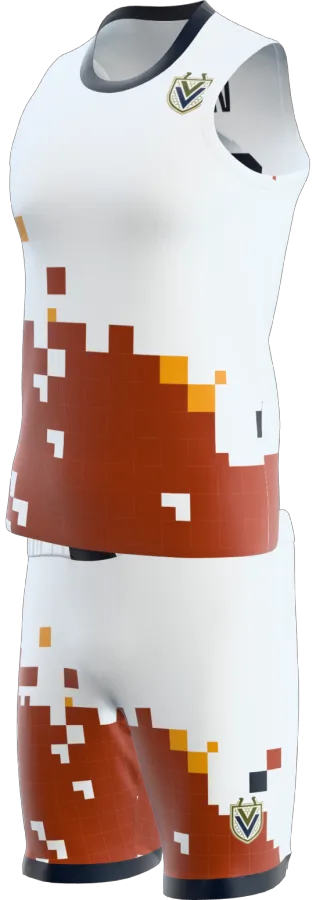 Oban 2 design as a basketball game kit: singlet, shorts