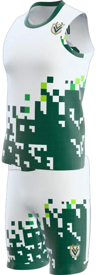 Selby 3 design as a basketball game kit: singlet, shorts