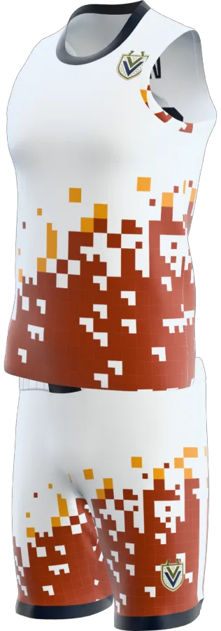 Wensley 4 design as a basketball game kit: singlet, shorts