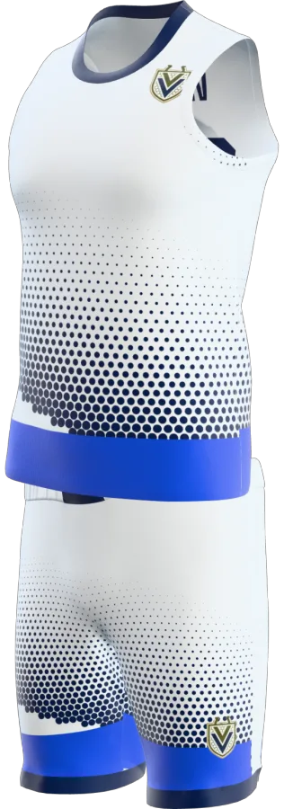 Ilkley 2 design as a basketball game kit: singlet, shorts