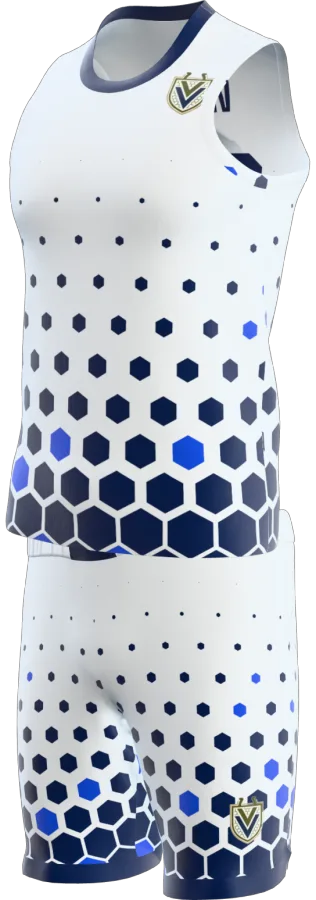 Quorn 2 design as a basketball game kit: singlet, shorts