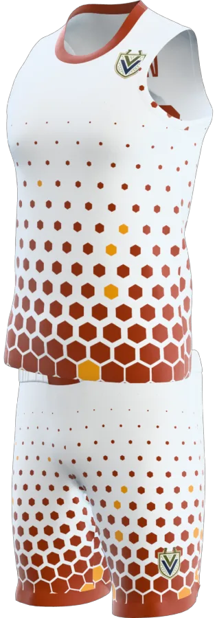 Galloway 3 design as a basketball game kit: singlet, shorts