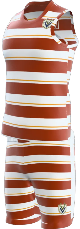 Wensley 3 design as a basketball game kit: singlet, shorts