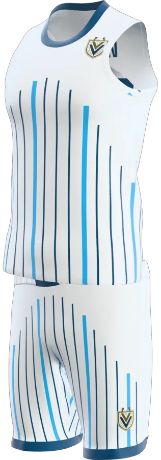 Fenwick 2 design as a basketball game kit: singlet, shorts