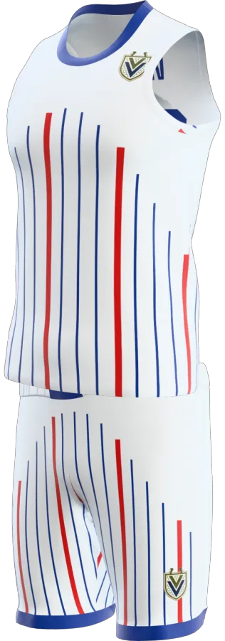 Yarm 3 design as a basketball game kit: singlet, shorts