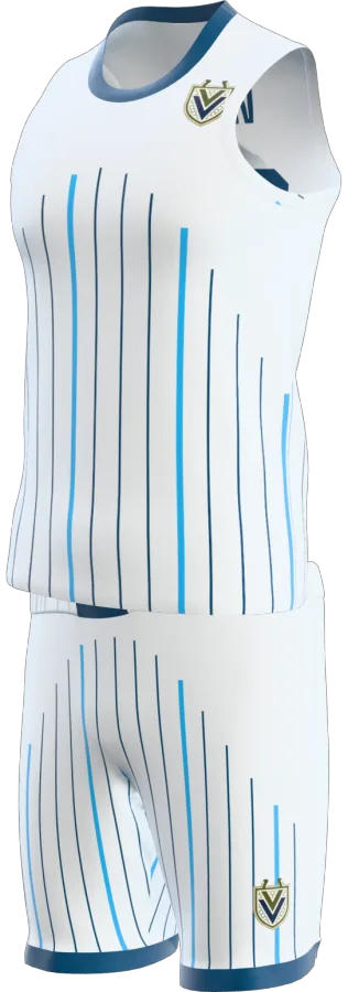 Nairn 4 design as a basketball game kit: singlet, shorts