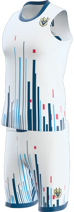 Nairn design as a basketball game kit: singlet, shorts