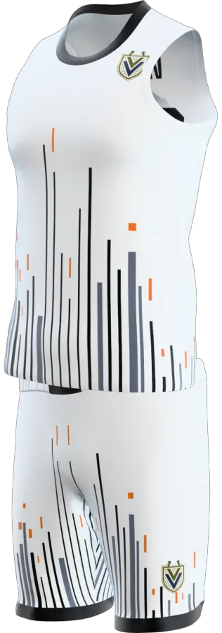 Dorset 2 design as a basketball game kit: singlet, shorts