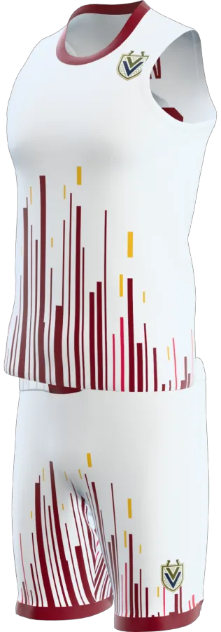 Ripon 2 design as a basketball game kit: singlet, shorts