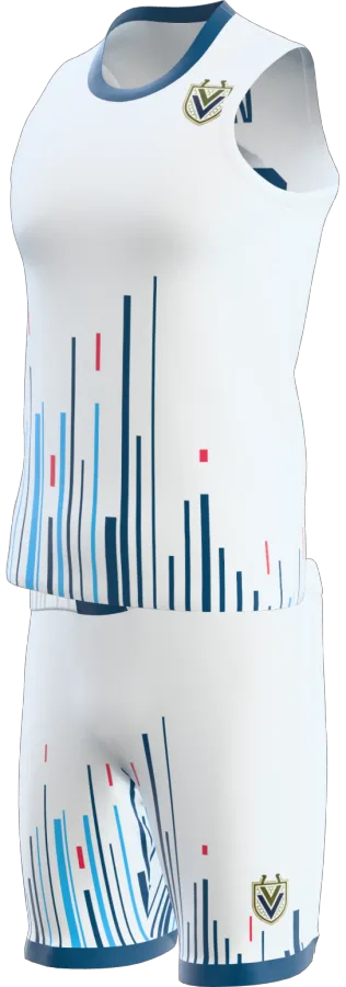 Ventnor 3 design as a basketball game kit: singlet, shorts