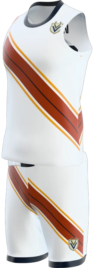 Oban 4 design as a basketball game kit: singlet, shorts