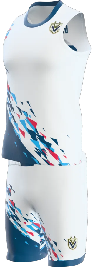 Fenwick design as a basketball game kit: singlet, shorts