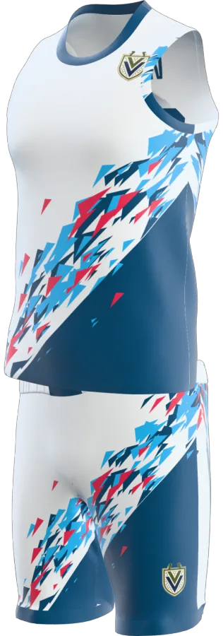 Nairn 3 design as a basketball game kit: singlet, shorts