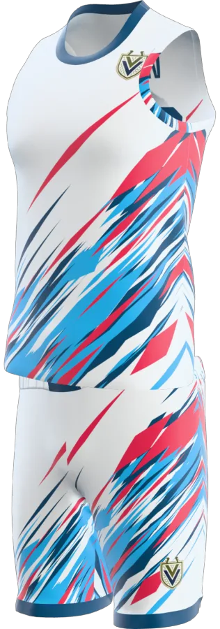 Nairn 2 design as a basketball game kit: singlet, shorts