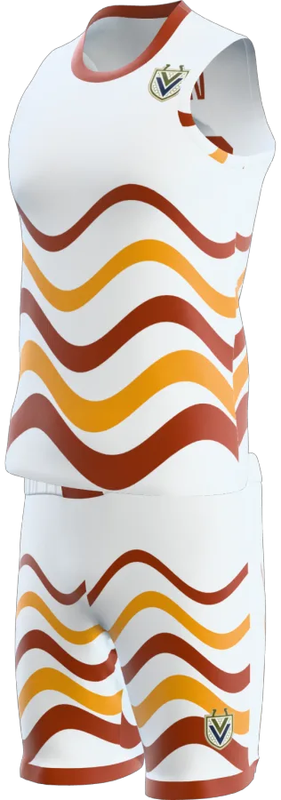 Galloway 4 design as a basketball game kit: singlet, shorts