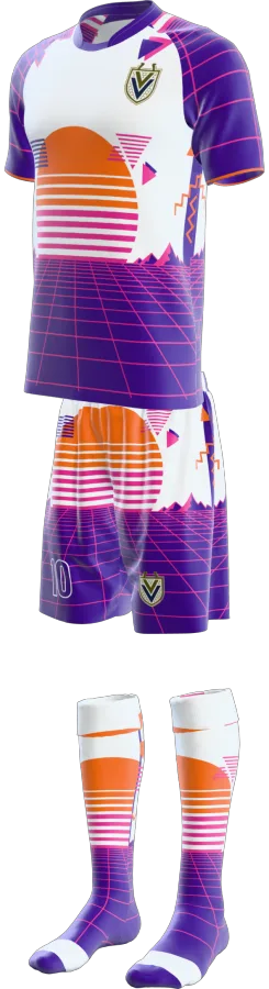 Synthwave soccer kit