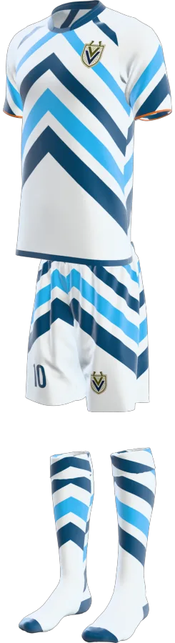 Ventnor 2 design as a soccer game kit: jersey, shorts, socks