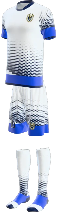 Quorn 4 design as a soccer game kit: jersey, shorts, socks