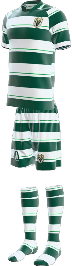Selby 2 design as a soccer game kit: jersey, shorts, socks